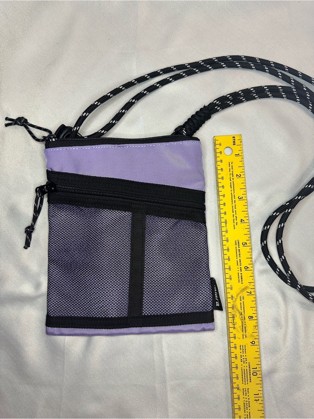 Halara Hiking Crossbody Bag- Lavender with Black Mesh - Picture 2 of 6